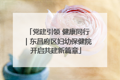 党建引领 健康同行｜东昌府区妇幼保健院开启共建新篇章